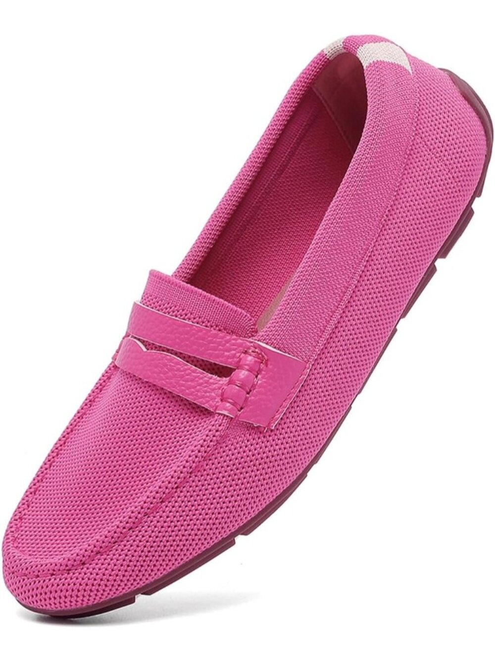 Women's Pink Casual Dressy Business Work Flats Shoes Comfortable Lightweight